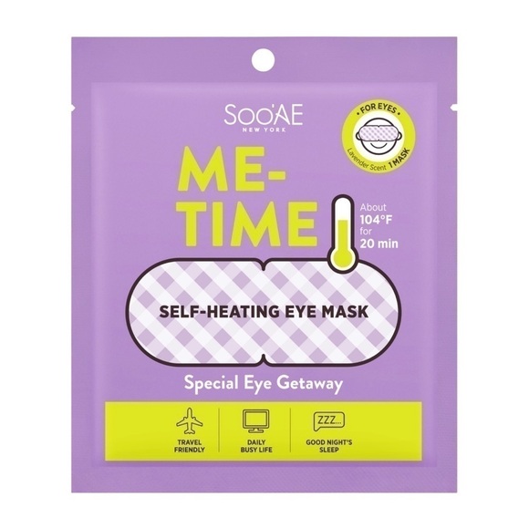 Soo’ae Sooae Me-Time Self-Heating Eye Face Mask Lavender 12pcs - Picture 1 of 6
